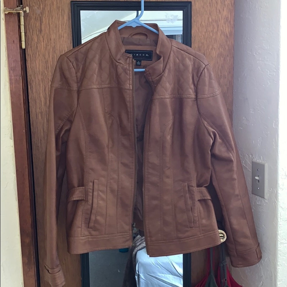 Leather jacket